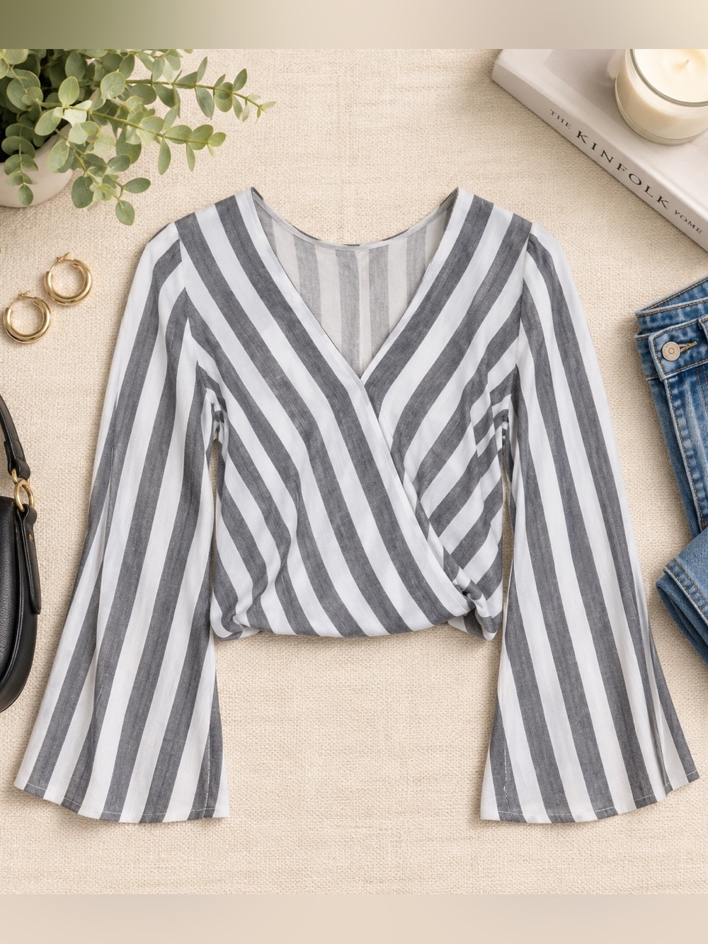 Anthropologie Sadie and sage striped top worn once medium